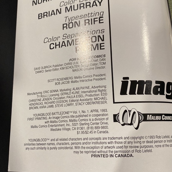 Youngblood Battlezone Vol. 1 No. 1 (1993) - Image Comic Book - Picture 4 of 12